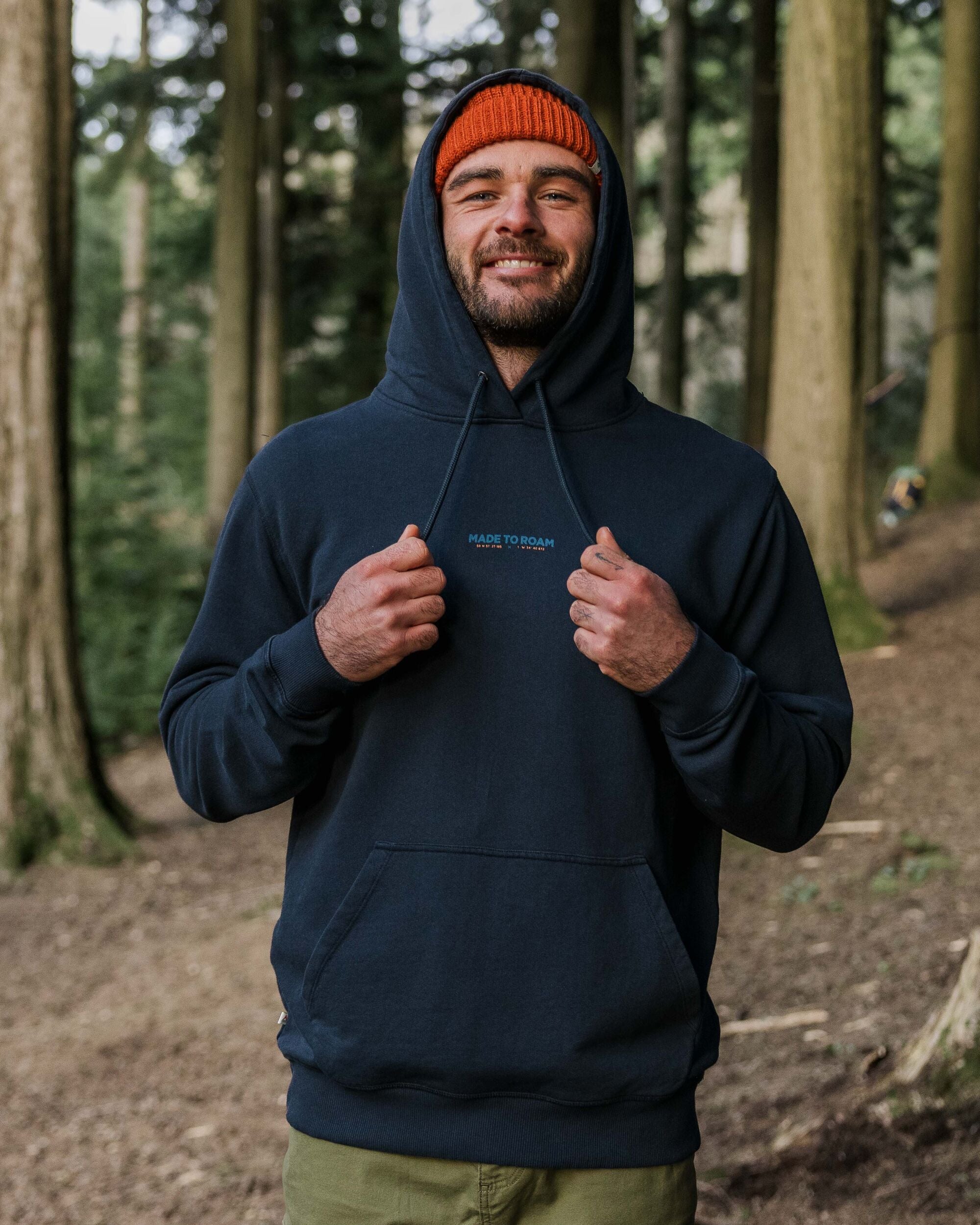 Pace Recycled Cotton Hoodie - Deep Navy