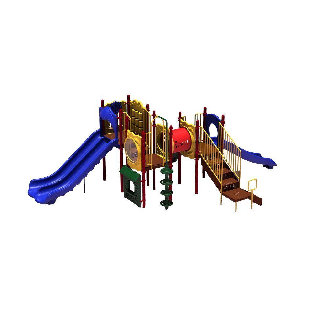 Ultra Play UPlay Today Carson's Canyon (Playful) Commercial Playset with Ground Spike UPLAY-009-P