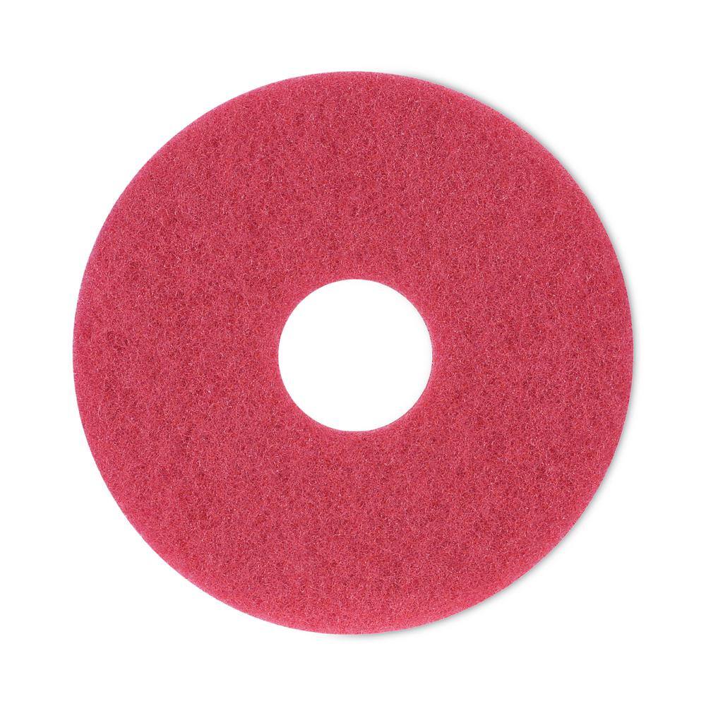 Premiere Pads 12 in. Dia Standard Buffing Red Floor Pad BWK4012RED