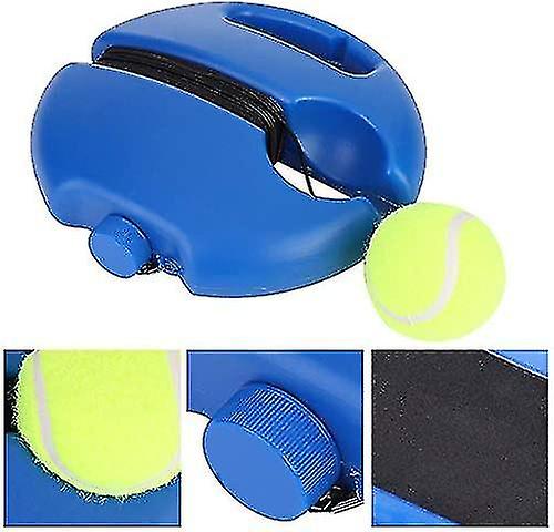 Tennis Ball Back Trainer， Self-study Tennis Base Trainer Baseboard Rebound Ball Training Tool Tennis Trainer Set With Ball