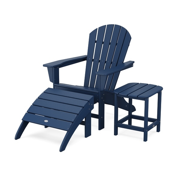 POLYWOOD South Beach Adirondack Chair 3Piece Set