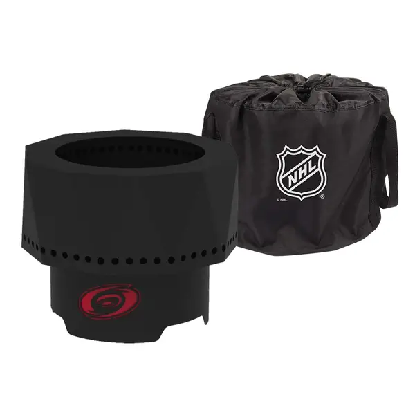 Blue Sky Carolina Hurricanes Ridge Smokeless Fire Pit