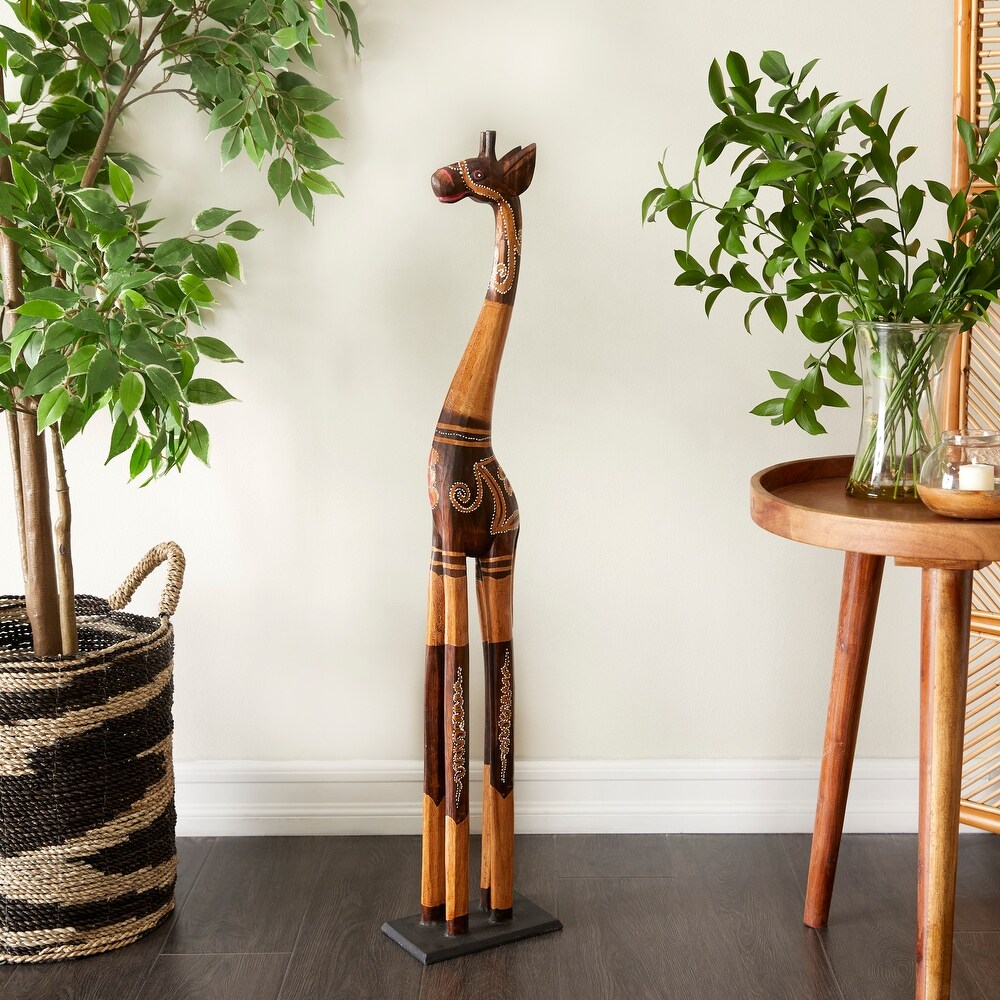 Brown Albizia Bohemian Sculpture