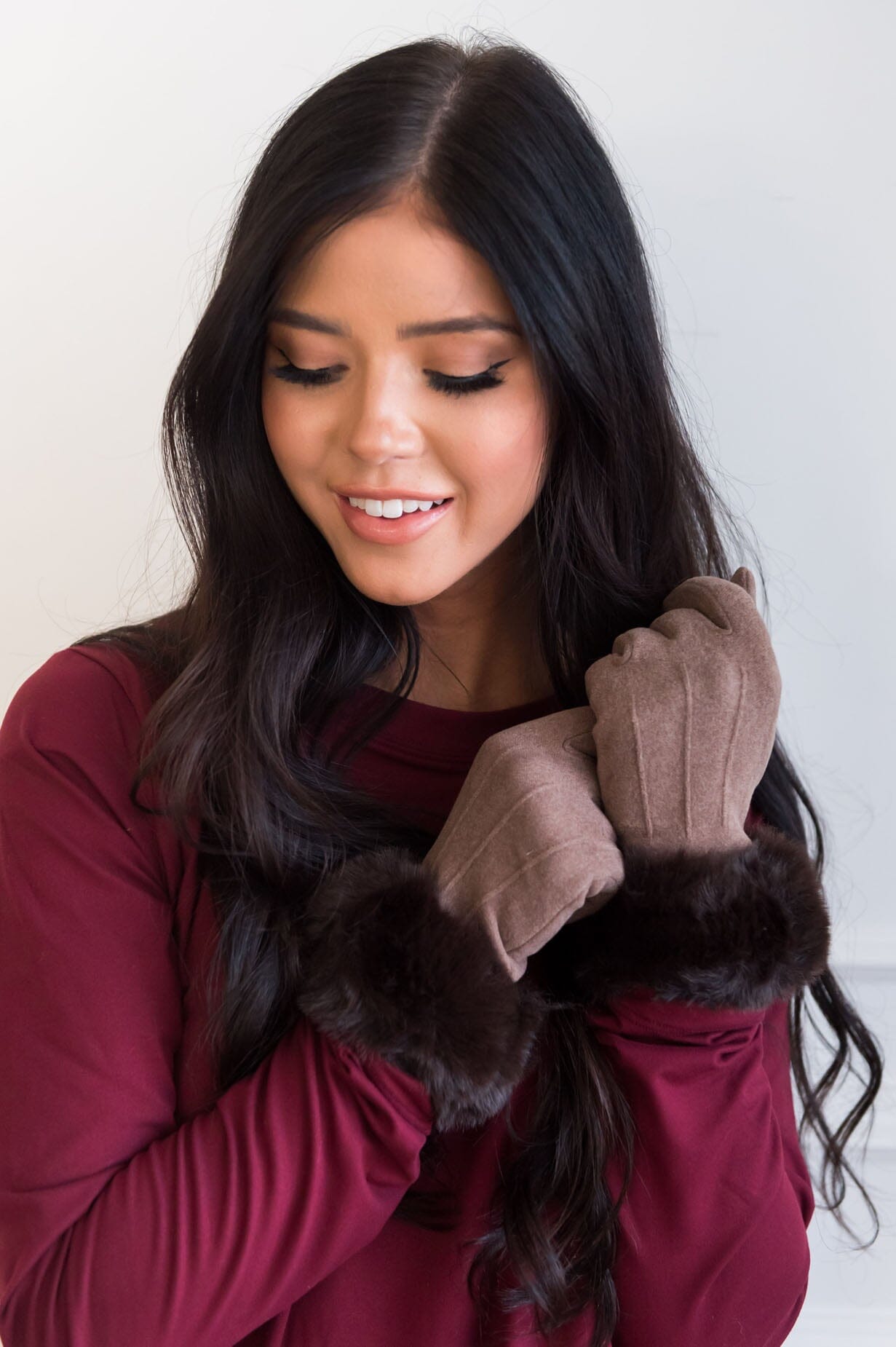 Classy Christmas Cuff Gloves