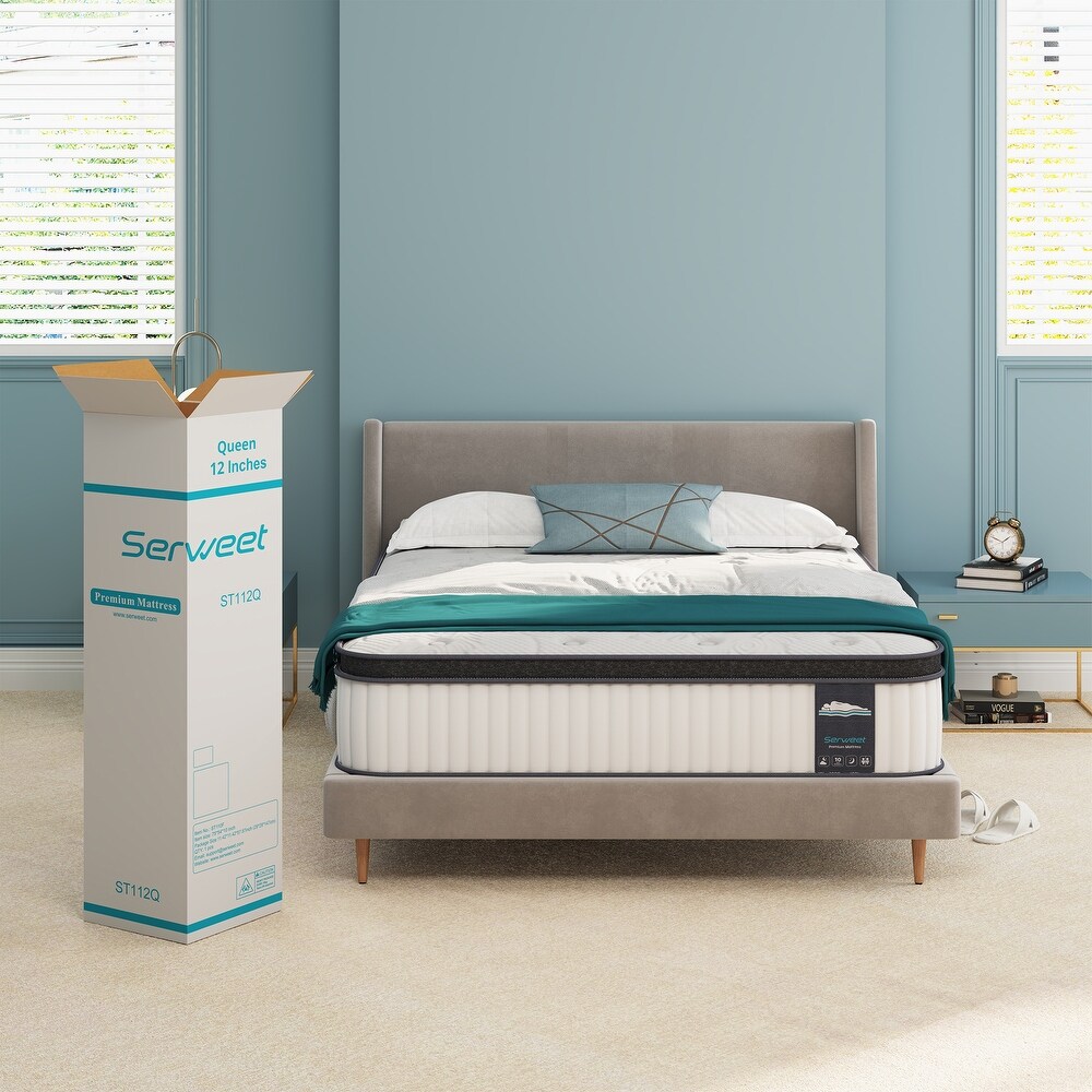 Serweet 14 Inch Memory Foam Hybrid Mattress