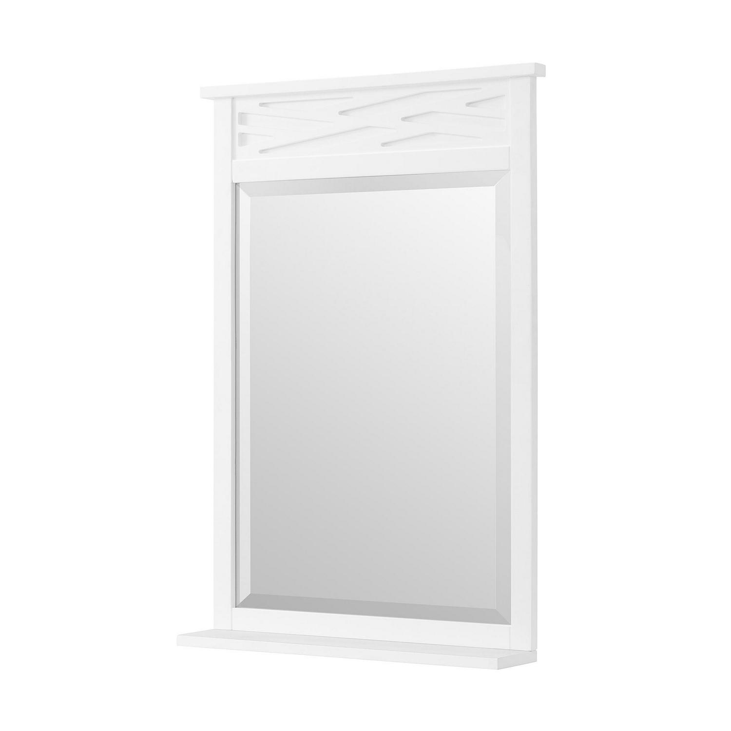 Alaterre Coventry 24  x 35  Bath Mirror White  Crowdfused