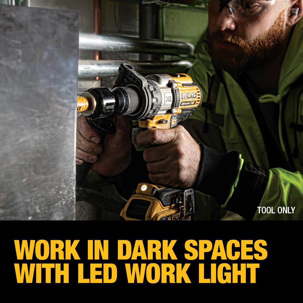 DEWALT DCD991B - 20V MAX XR LITHIUM ION BRUSHLESS 3-SPEED DRILL/DRIVER BARE TOOL DCD991B from DEWALT