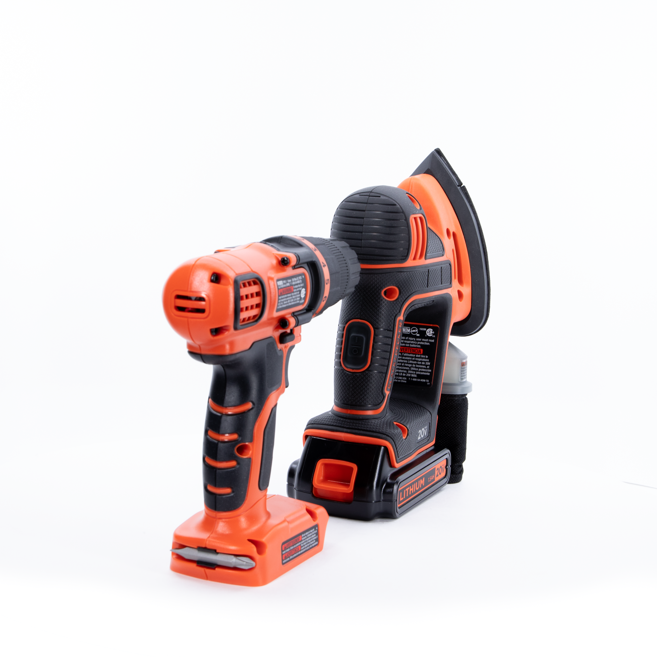 20V MAX* POWERCONNECT™ Cordless Drill/Driver + MOUSE™ Detail Sander Combo Kit