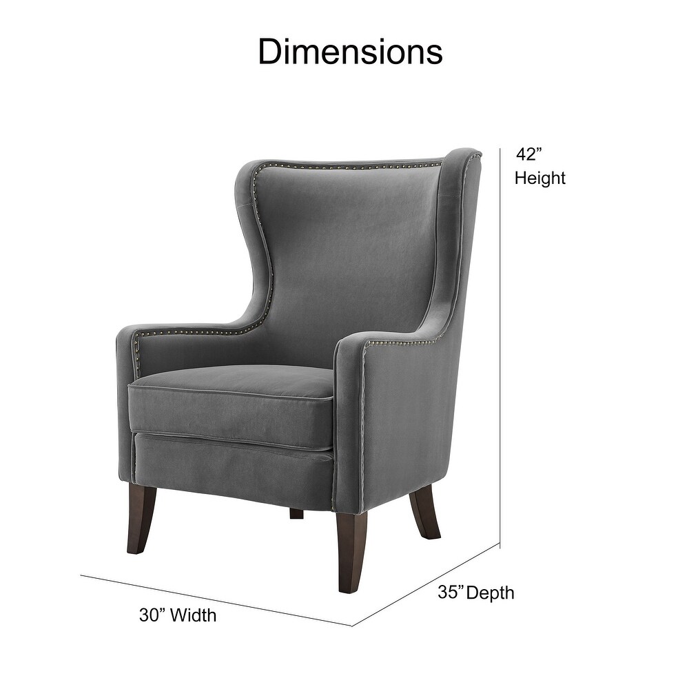 Copper Grove Rennes Wingback Accent Chair