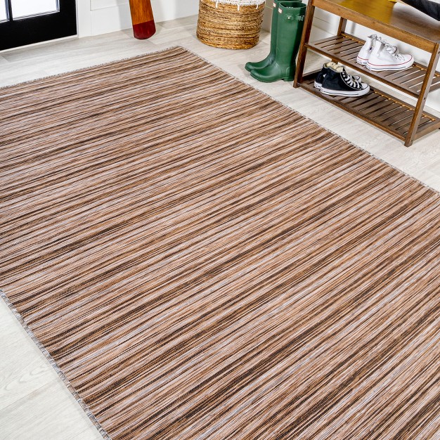 Finn Modern Farmhouse Pinstripe Area Rug Jonathan Y