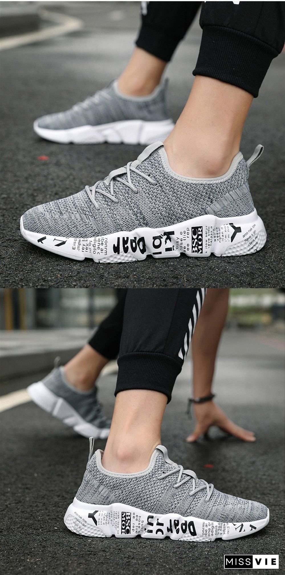 Men Casual High Quality Fashion Style Shoes Comfortable Mesh Outdoor Walking Jogging Sneakers Tenis Masculino