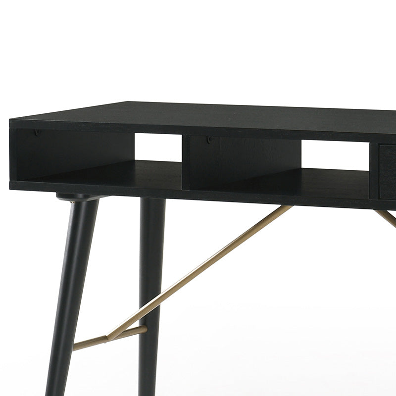 RANIA Study Desk Console 120cm - Black Ash