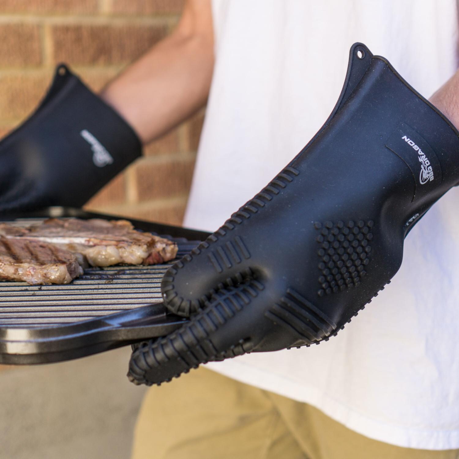 BBQ Dragon Silicone BBQ Gloves