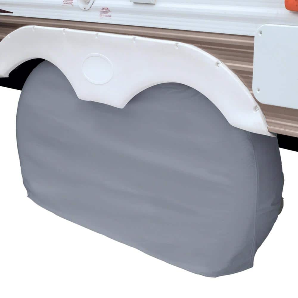 Classic Accessories OverDrive RV 74 in. L x 8 in. W x 34 in. H Dual Axle Wheel Cover 80-210-051001-00