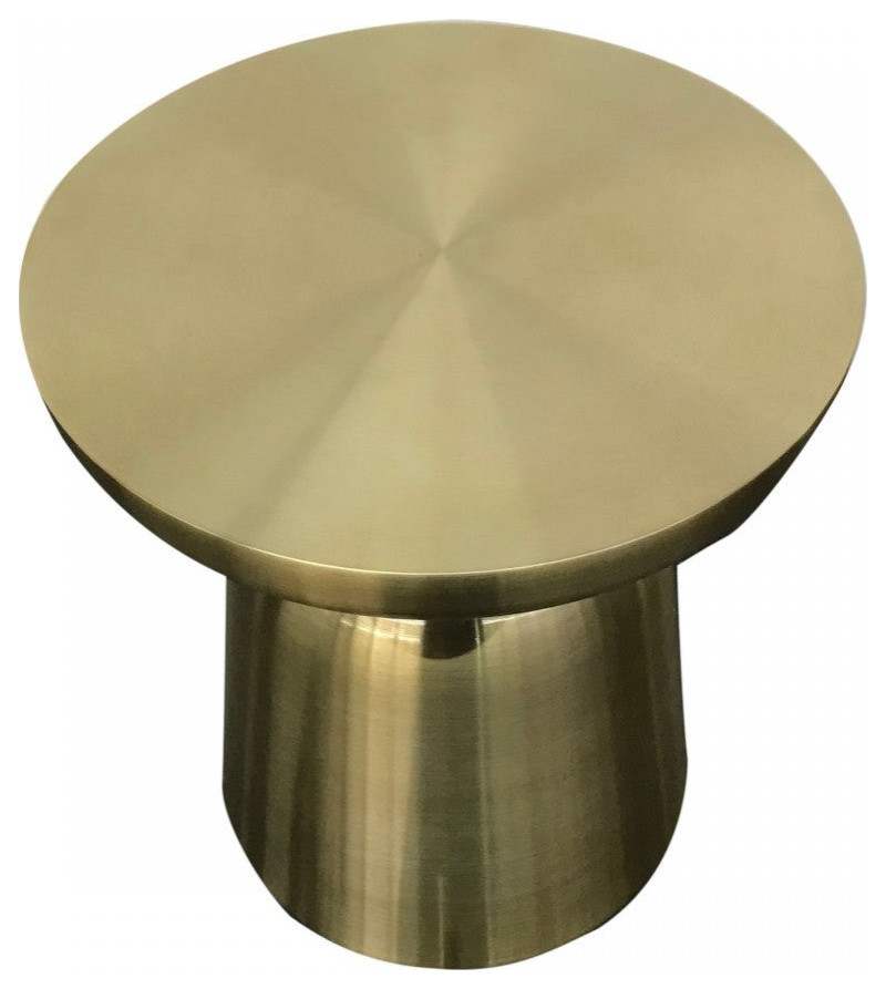 Pier Glam Gold End Table   Modern   Side Tables And End Tables   by Virgil Stanis Design  Houzz