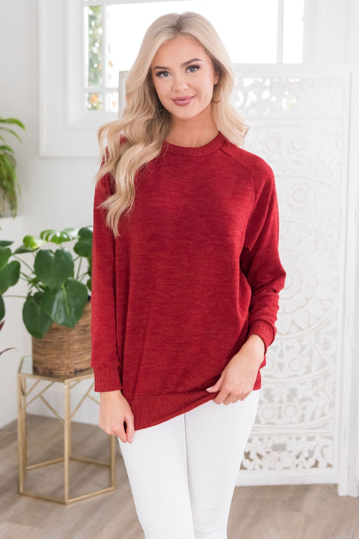 Spring Forward Modest Sweater