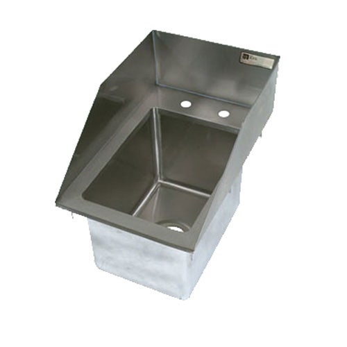 John Boos PB-DISINK101410-SSLR Drop-In Sink， One Compartment， 10