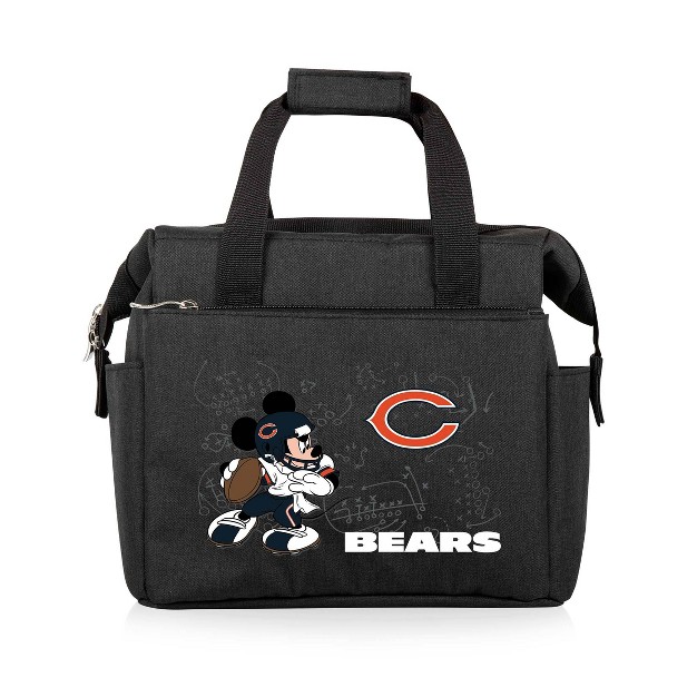 Nfl Chicago Bears Mickey Mouse On The Go Lunch Cooler Black