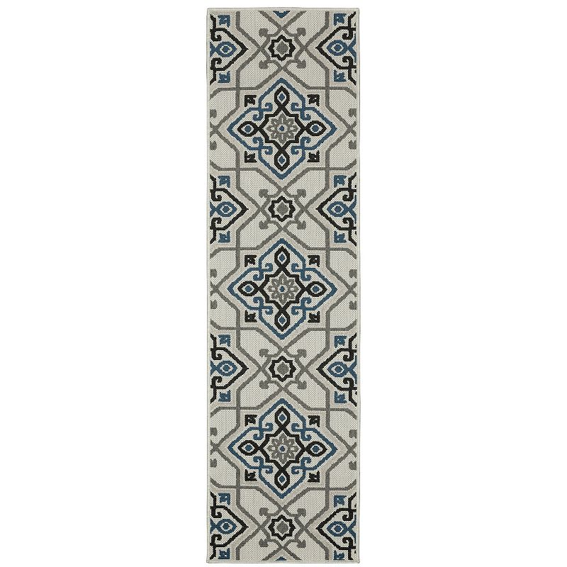 StyleHaven Trevor Botanical Leaf Indoor Outdoor Rug