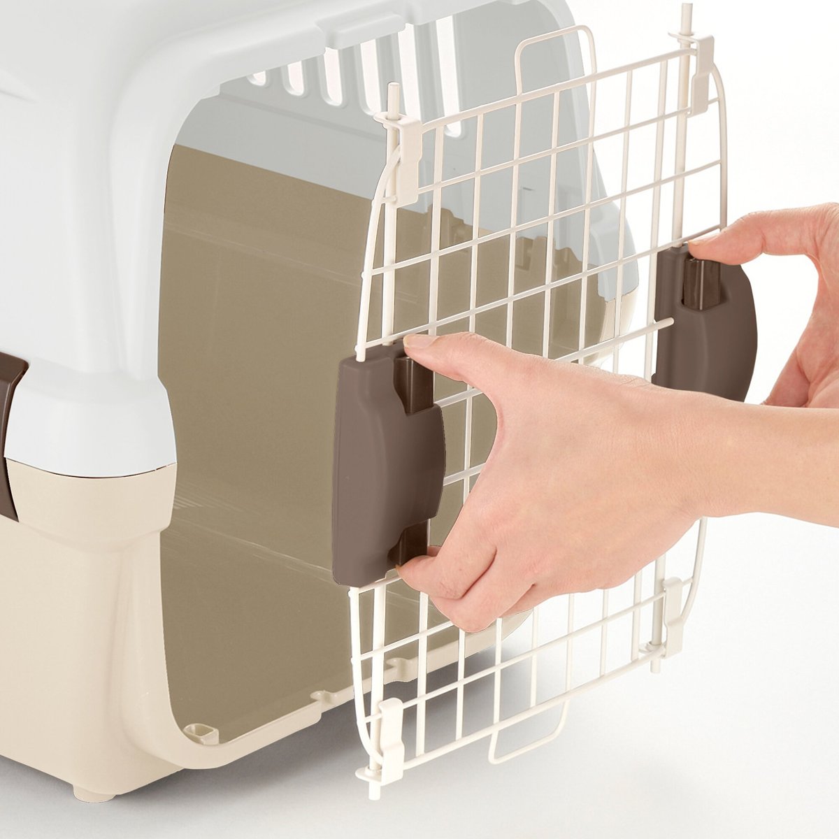 Richell Double Door Dog and Cat Carrier