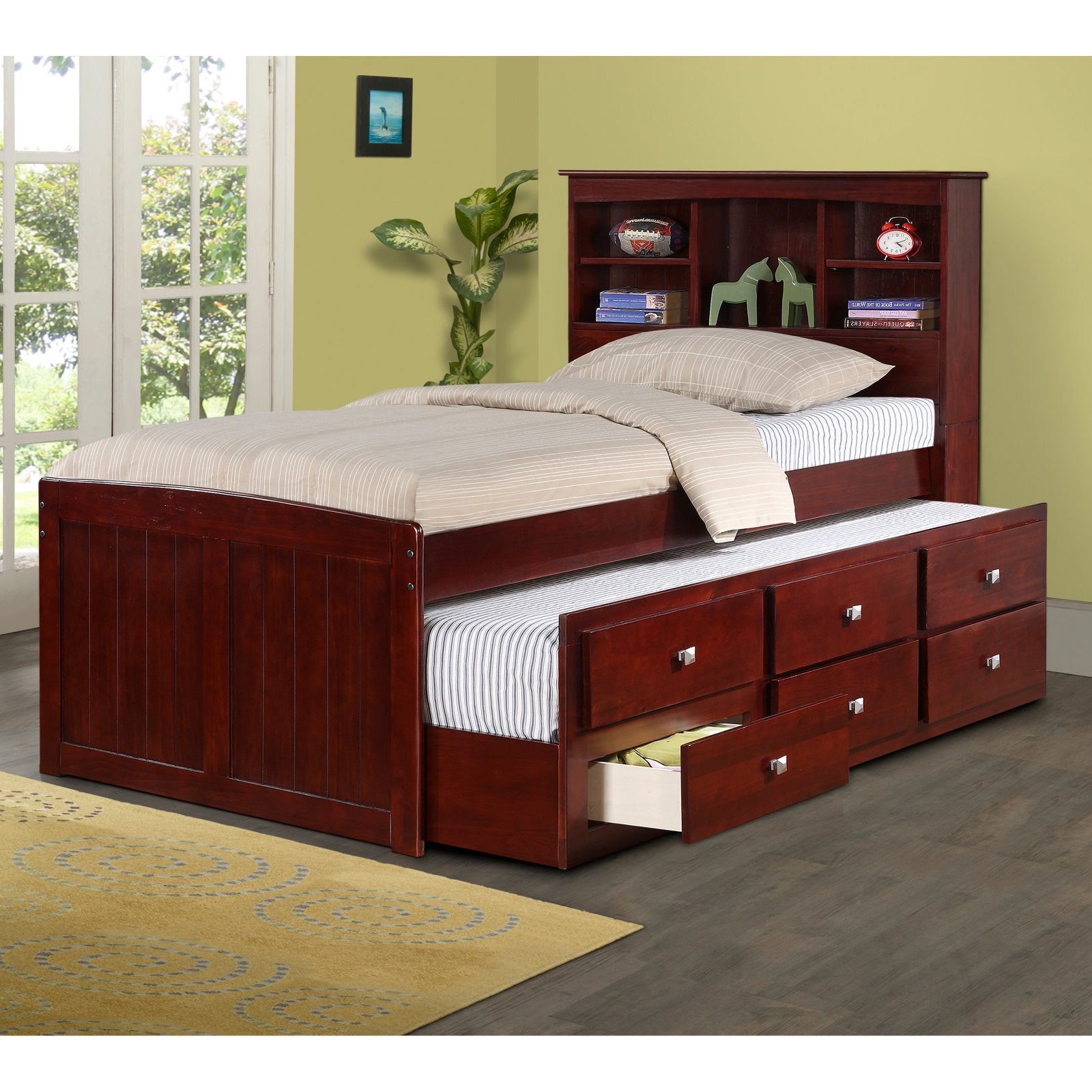 Donco Bookcase Captains Bed