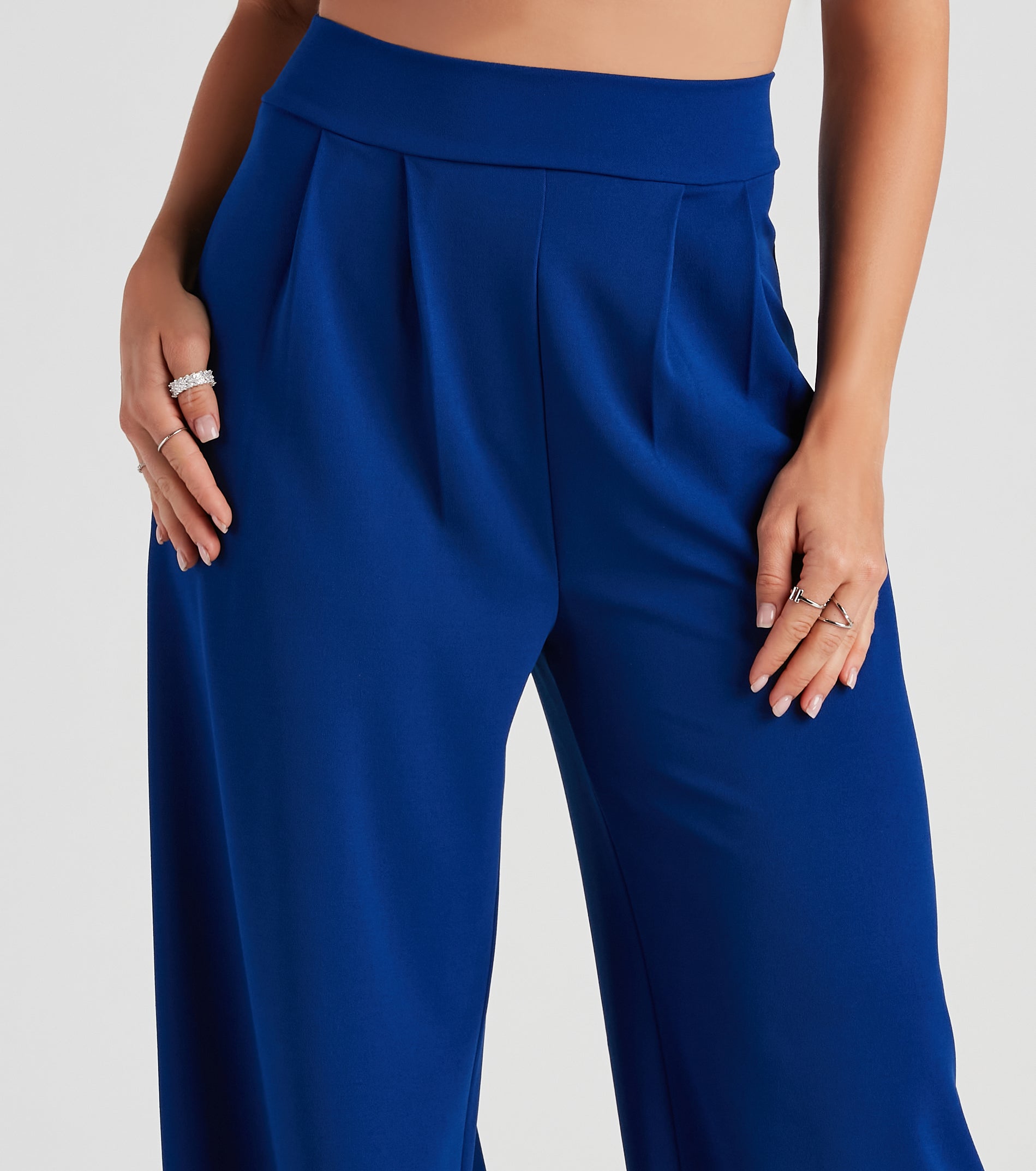 Chic Professional Wide-Leg Pants