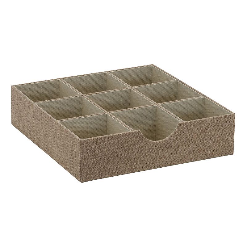 Household Essentials 9-Compartment Square Organizer Tray