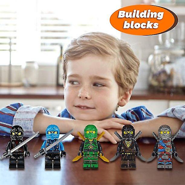 Set Of 20 Pcs Ninja Mini Figures Kai Jay Sensei Wu Master Building Blocks Toys