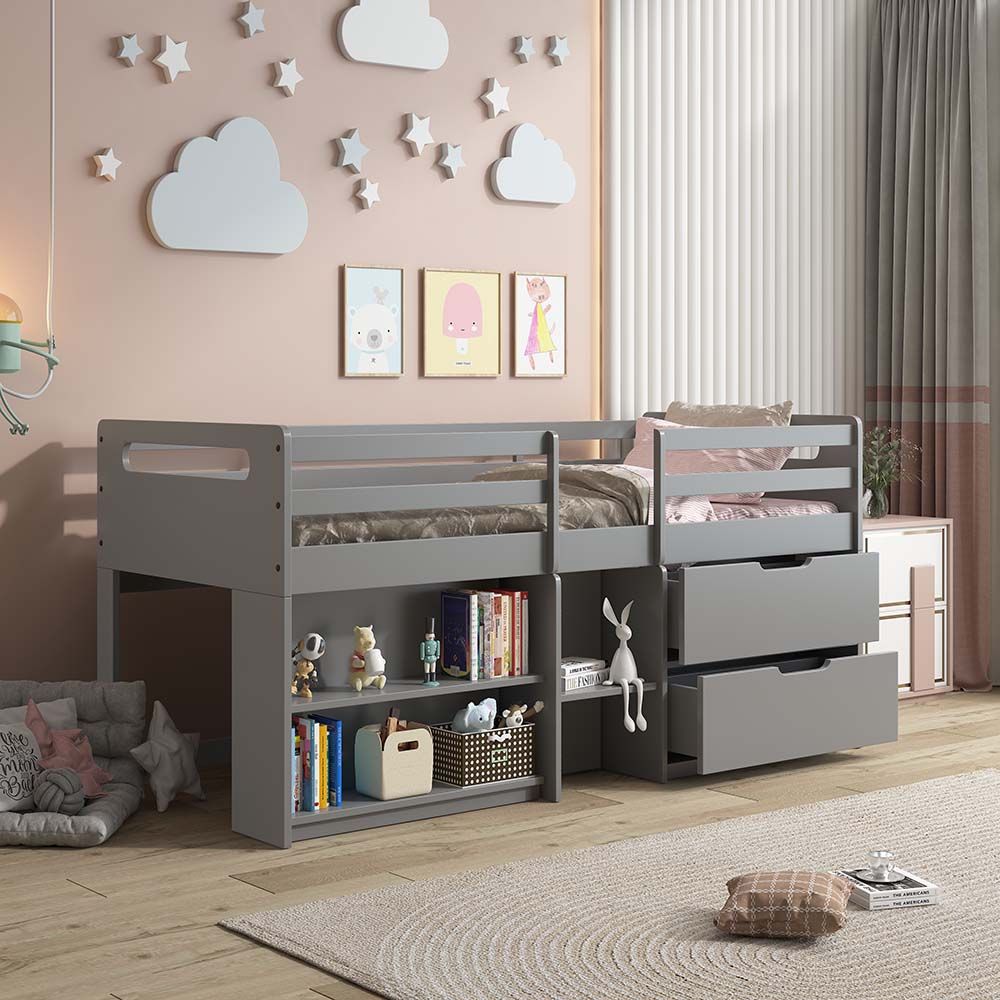 Fabiana Twin Loft Bed  -  BD01375