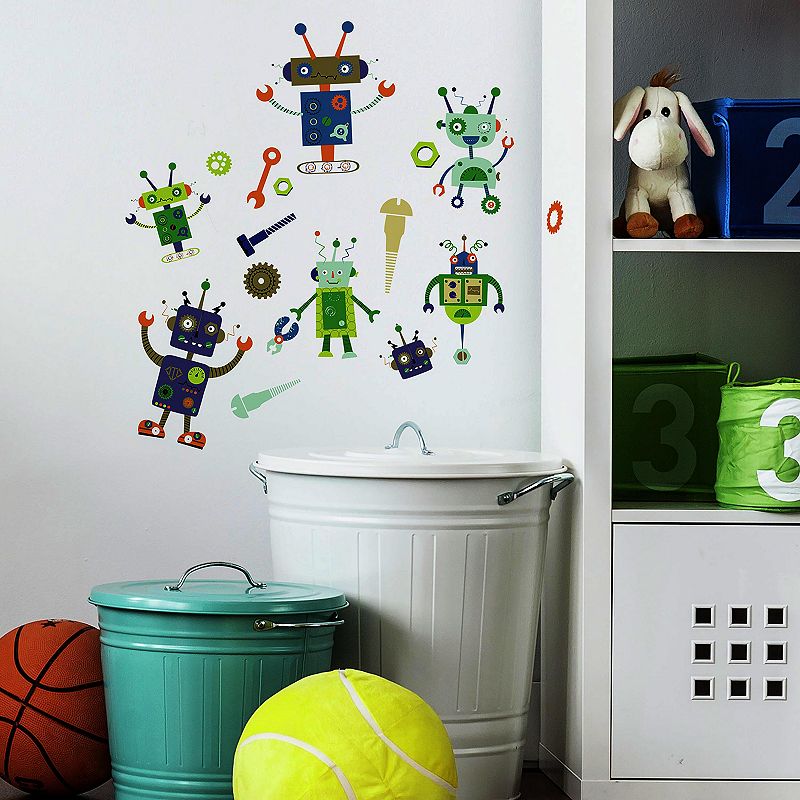 RoomMates Robots Wall Decals