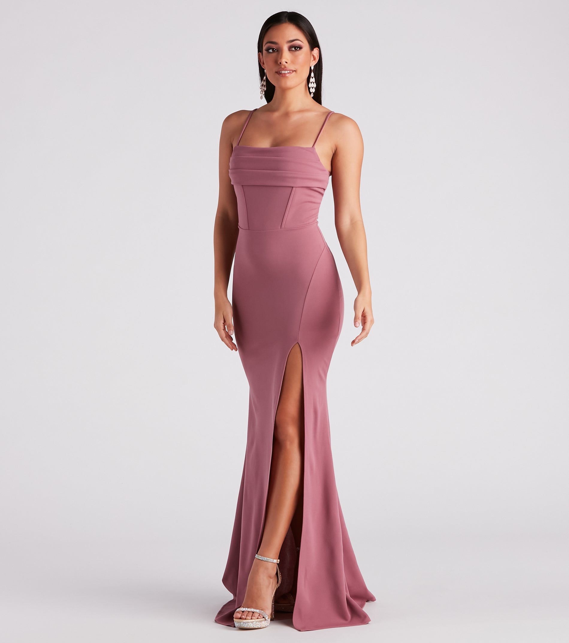 Anna Formal High-Slit Mermaid Dress