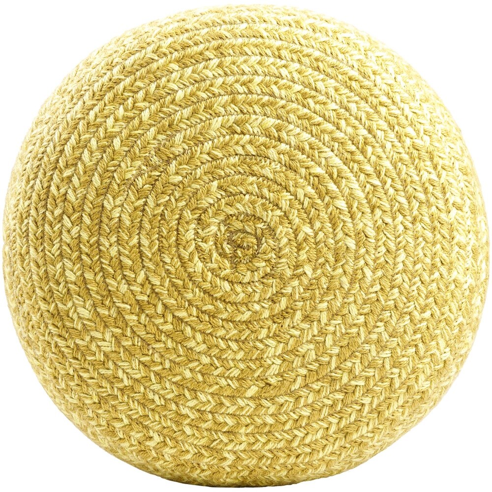 Artistic Weavers Entwined Modern   Contemporary Solid Color Pouf