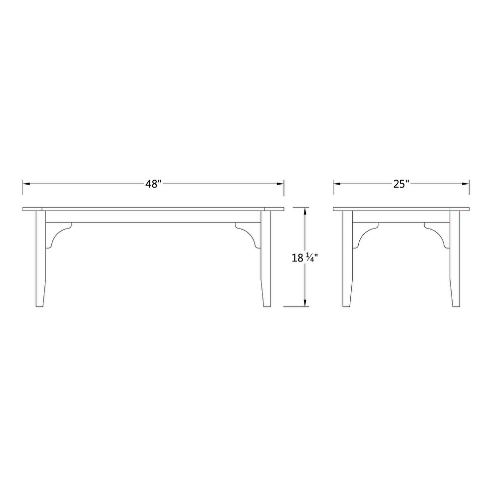 Cambridge Casual Leon Teak Patio Coffee Table