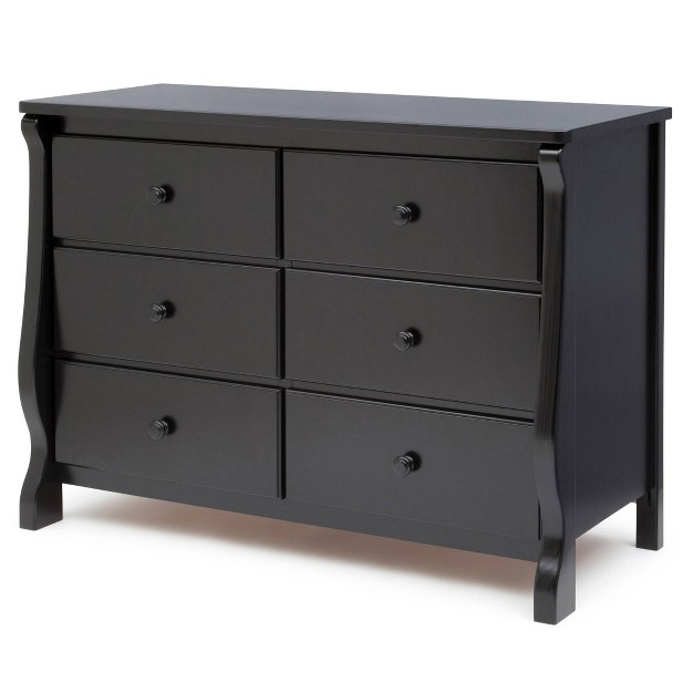 Delta Children Universal 6 Drawer Dresser With Interlocking Drawer