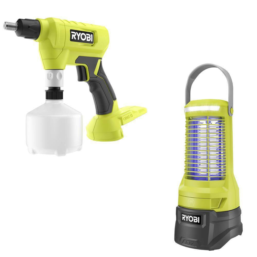 RYOBI ONE+ 18-Volt Cordless Battery 0.5L Compact Sprayer and Cordless Bug Zapper (Tool Only) P28140-BZ