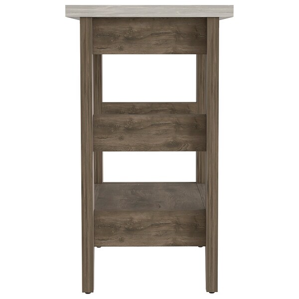 Estes Park Composite Wood Indoor Modern Side Table