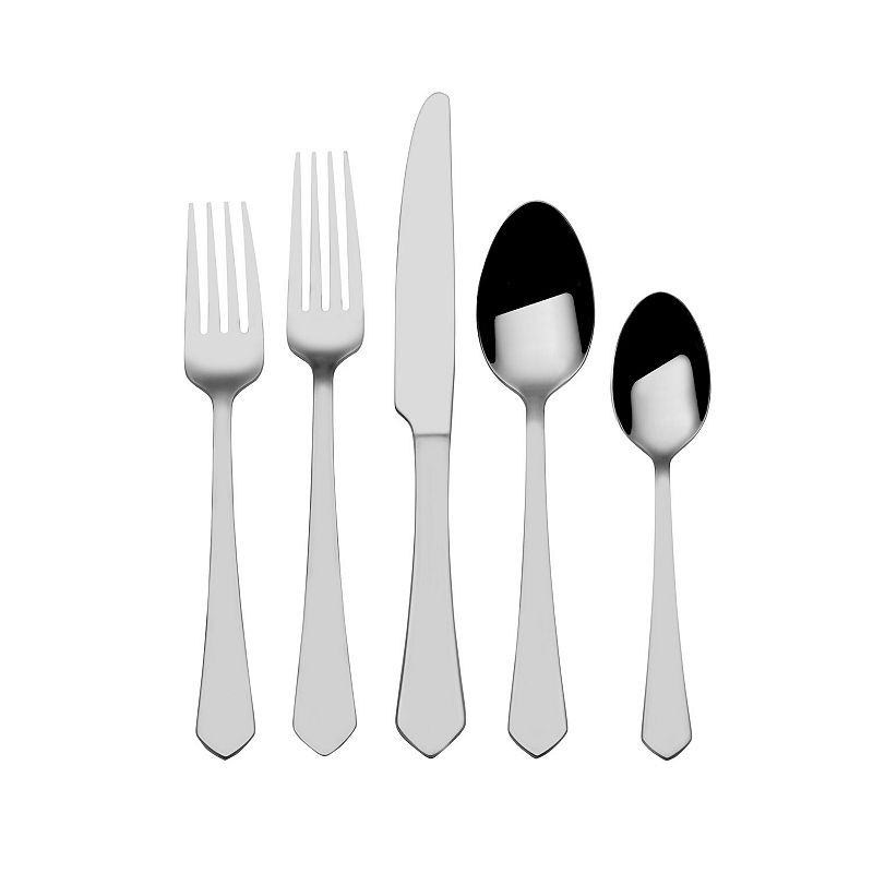 Gourmet Basics 53-pc. Stainless Steel Almond Flatware Set