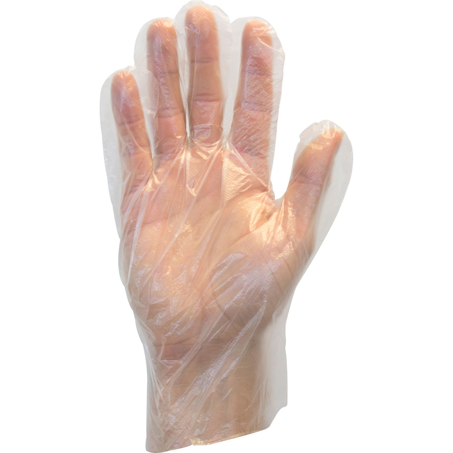 Clear Powder Free Polyethylene Gloves by The Safety Zone SZNGDPEMD