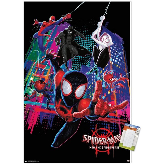 Trends International Marvel Cinematic Universe Spider man Into The Spider verse Group Unframed Wall Poster Prints