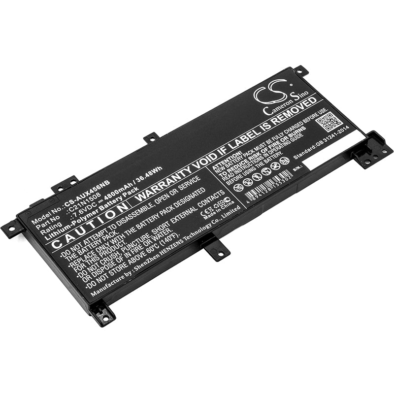 Asus R457UA R457UAFA135T R457UAFA198T R457UAWX1 Replacement Battery BatteryClerkcom Laptop and Notebook