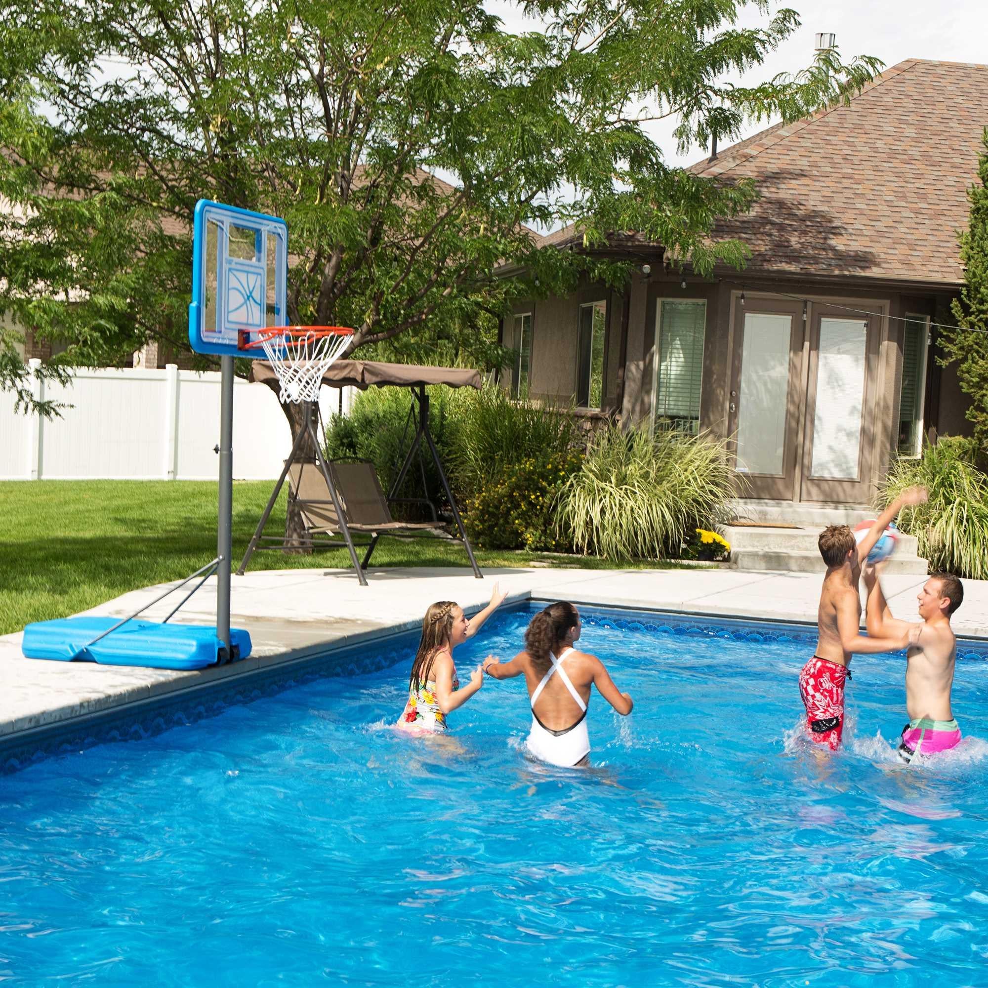 Lifetime Poolside Adjustable Portable Basketball Hoop (90742)