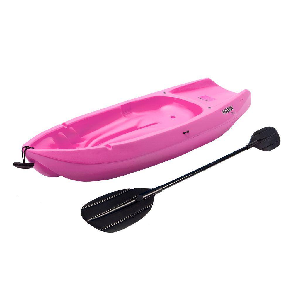 Lifetime Pink Youth Wave Kayak with Paddles 90098