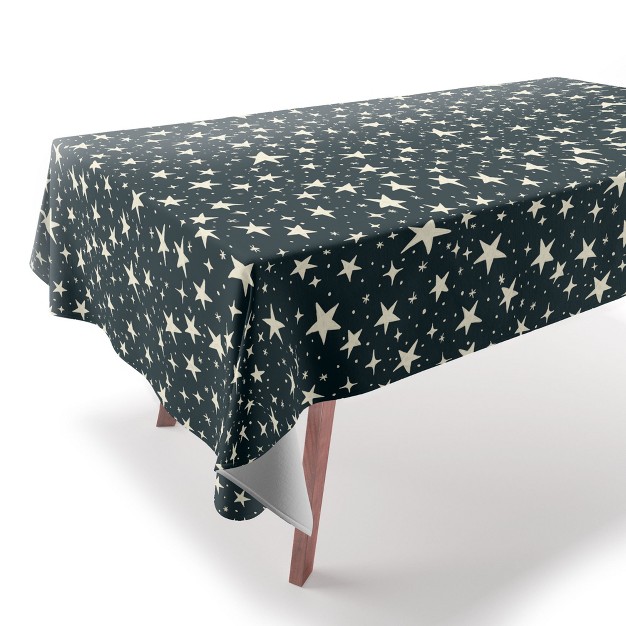 Avenie Black And White Stars Tablecloth Deny Designs