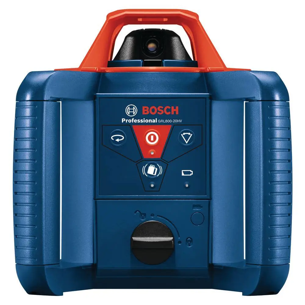 Bosch 800 ft. Rotary Laser Level Complete Kit Self Leveling with Hard Carrying Case GRL 800-20 HVK