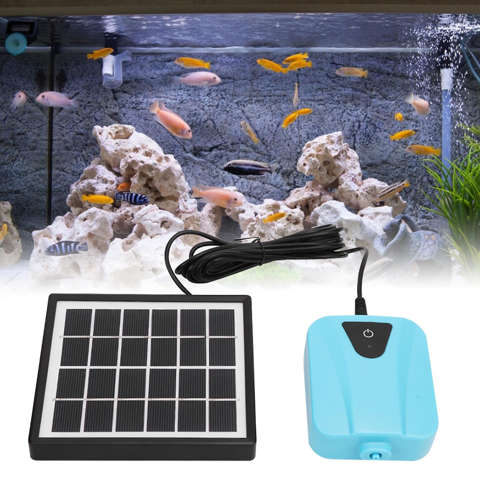 Ap003 Solar Powered Air Pump Ac/dc Dual-use Solar Aerator Oxygenator Pump For Aquariums