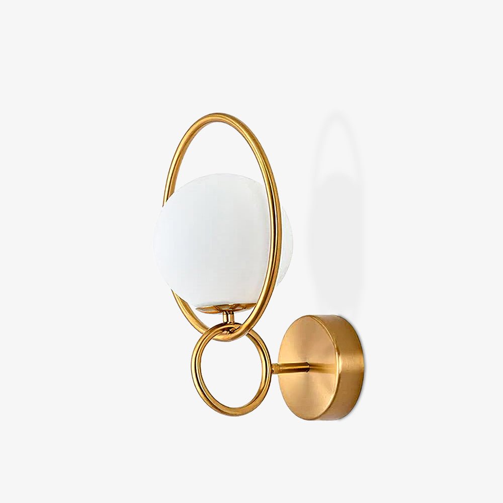 Fort Halo Gold Wall Light