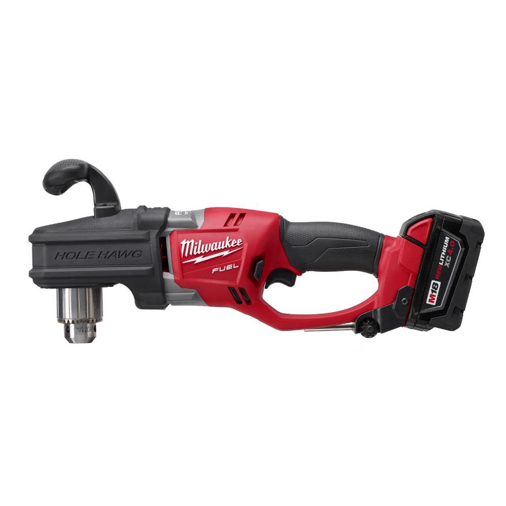 Milwaukee M18 FUEL Hole Hawg Right Angle Drill Kit with 1/2In Keyed Chuck 2707-22 from Milwaukee