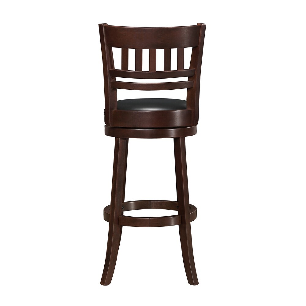 Aris Lattice Back Swivel Barstool