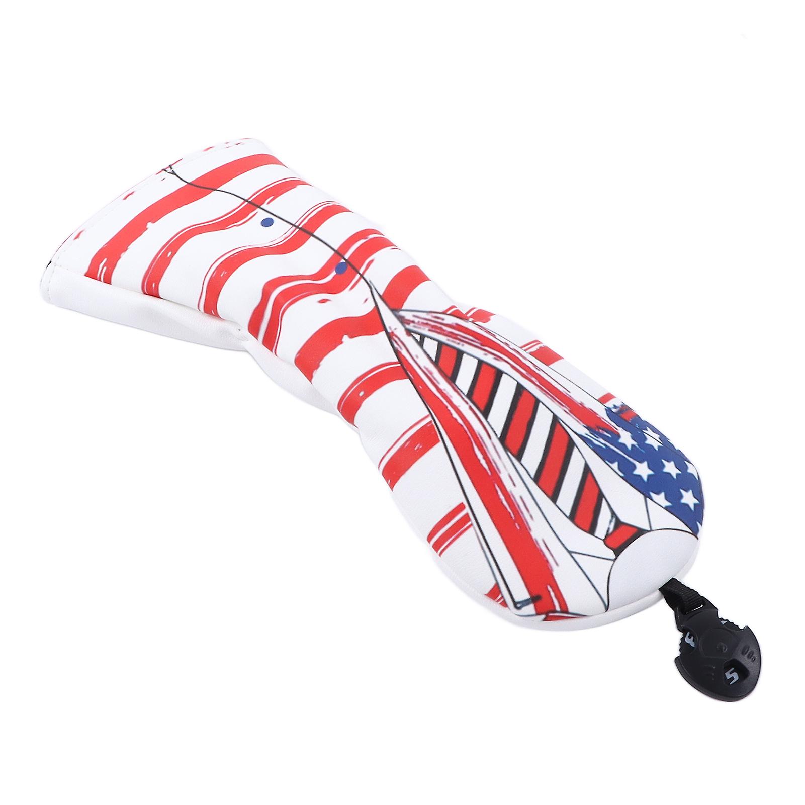 Golf Club Head Cover Golf Putter Driver Headcover Protector American Flag For Golf Driver