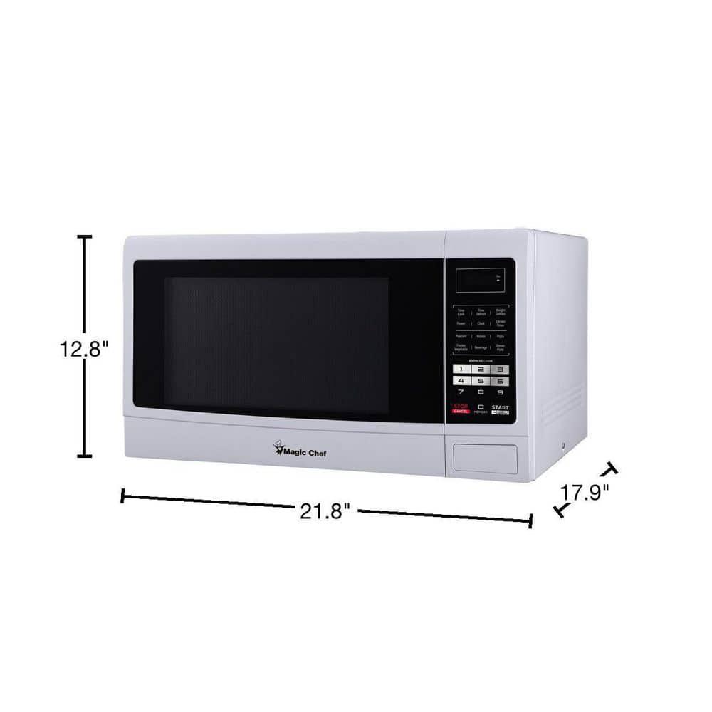 Magic Chef 16 cu ft Countertop Microwave Oven in White